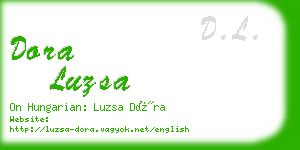 dora luzsa business card